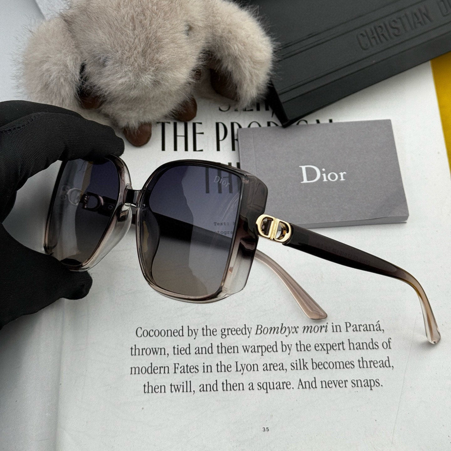 DIOR MONTAIGNE SUNGLASSES CD0751 IN ACETATE