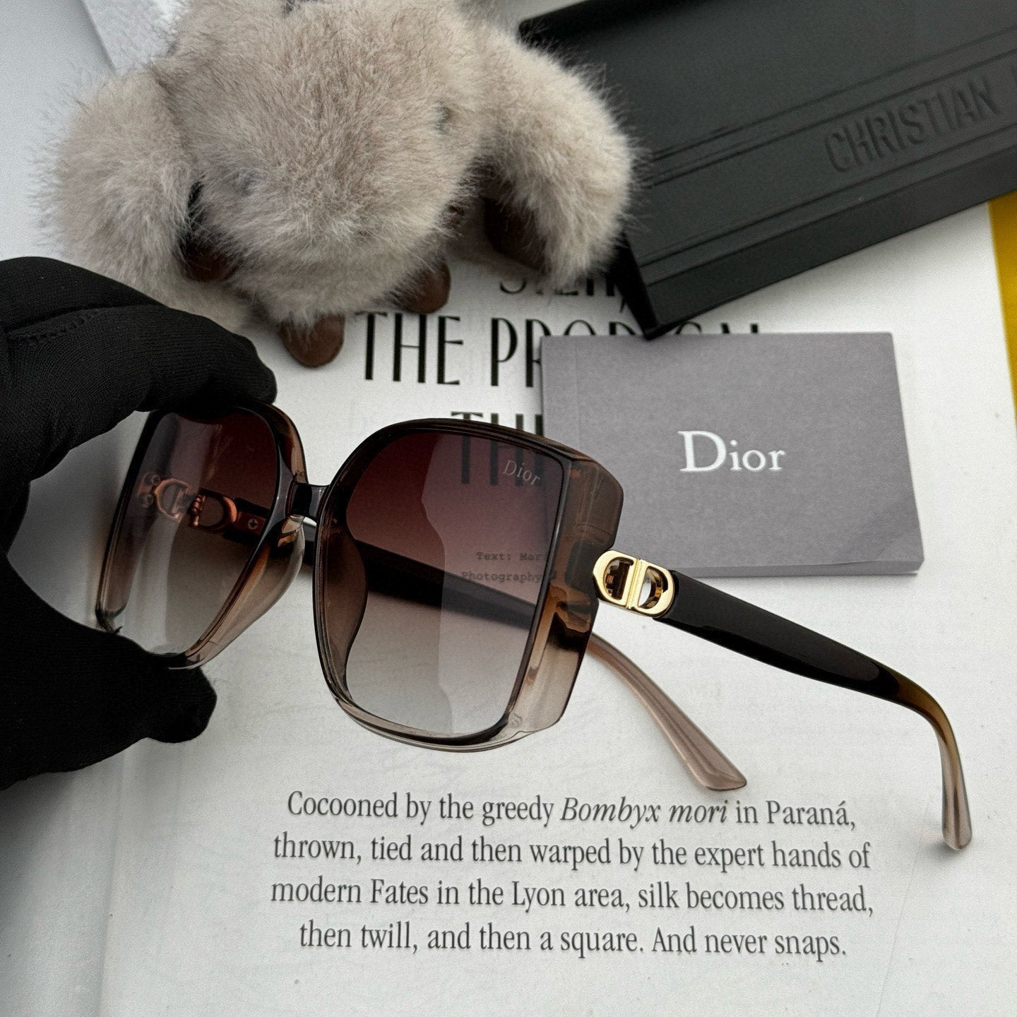 DIOR MONTAIGNE SUNGLASSES CD0751 IN ACETATE
