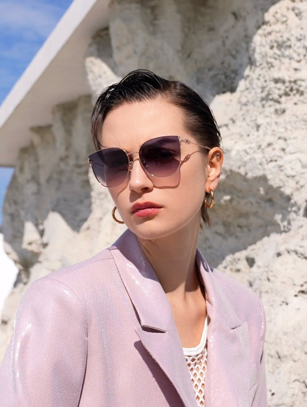 DIOR MONTAIGNE SUNGLASSES CD4311 IN METAL