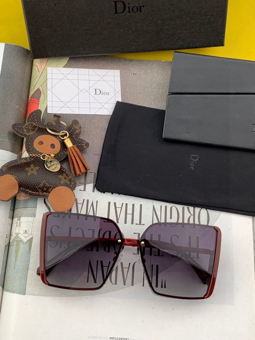DIOR MONTAIGNE SUNGLASSES 578161 IN METAL