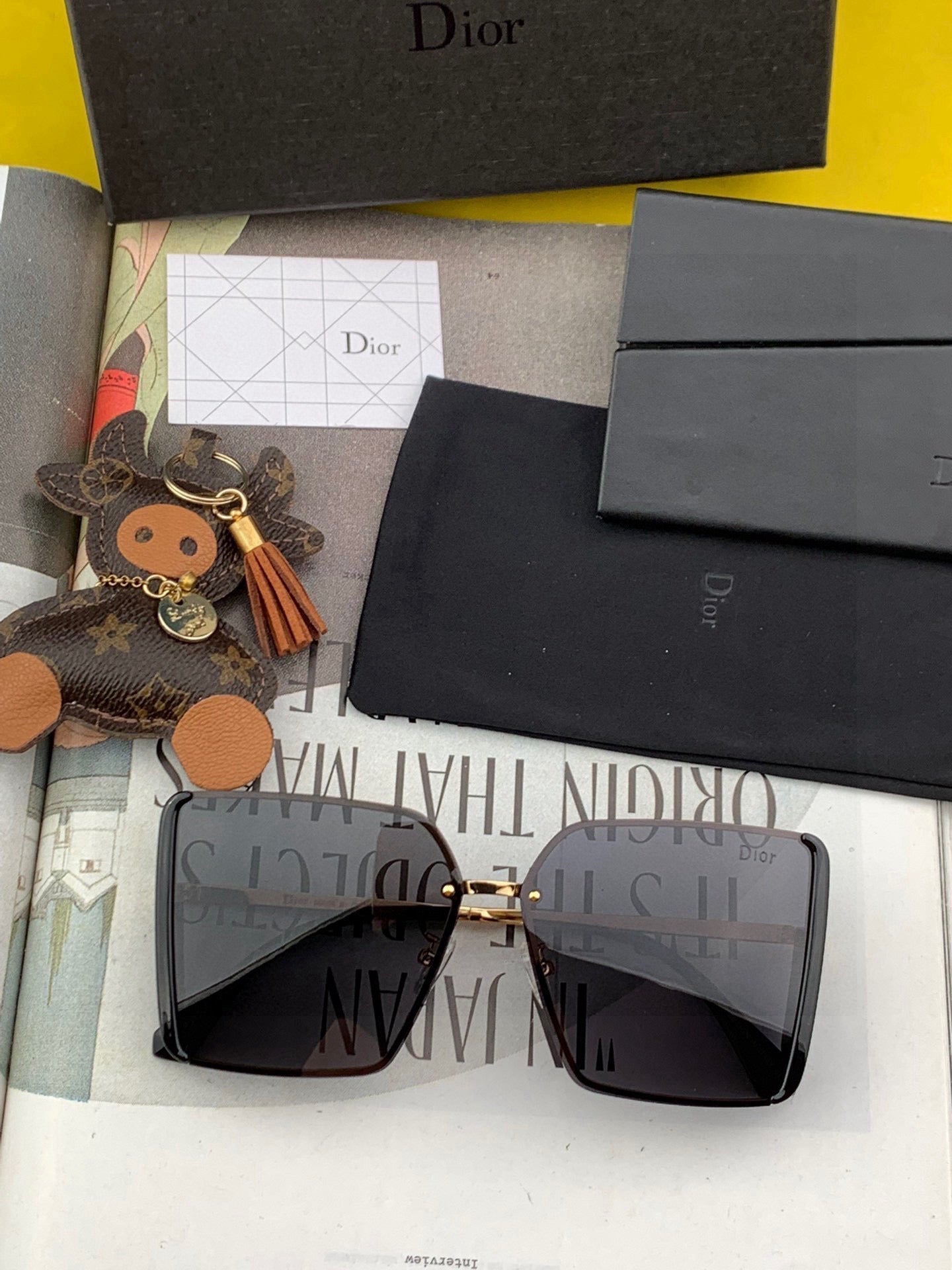 DIOR MONTAIGNE SUNGLASSES 578161 IN METAL