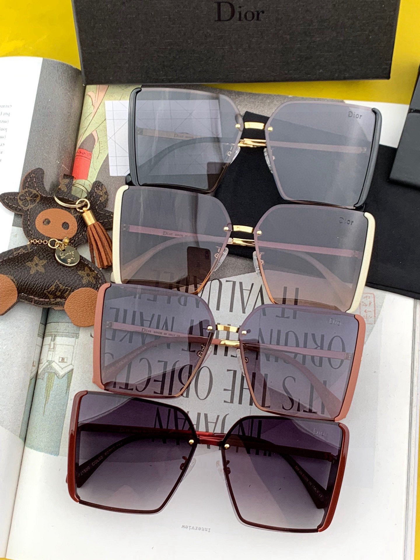 DIOR MONTAIGNE SUNGLASSES 578161 IN METAL
