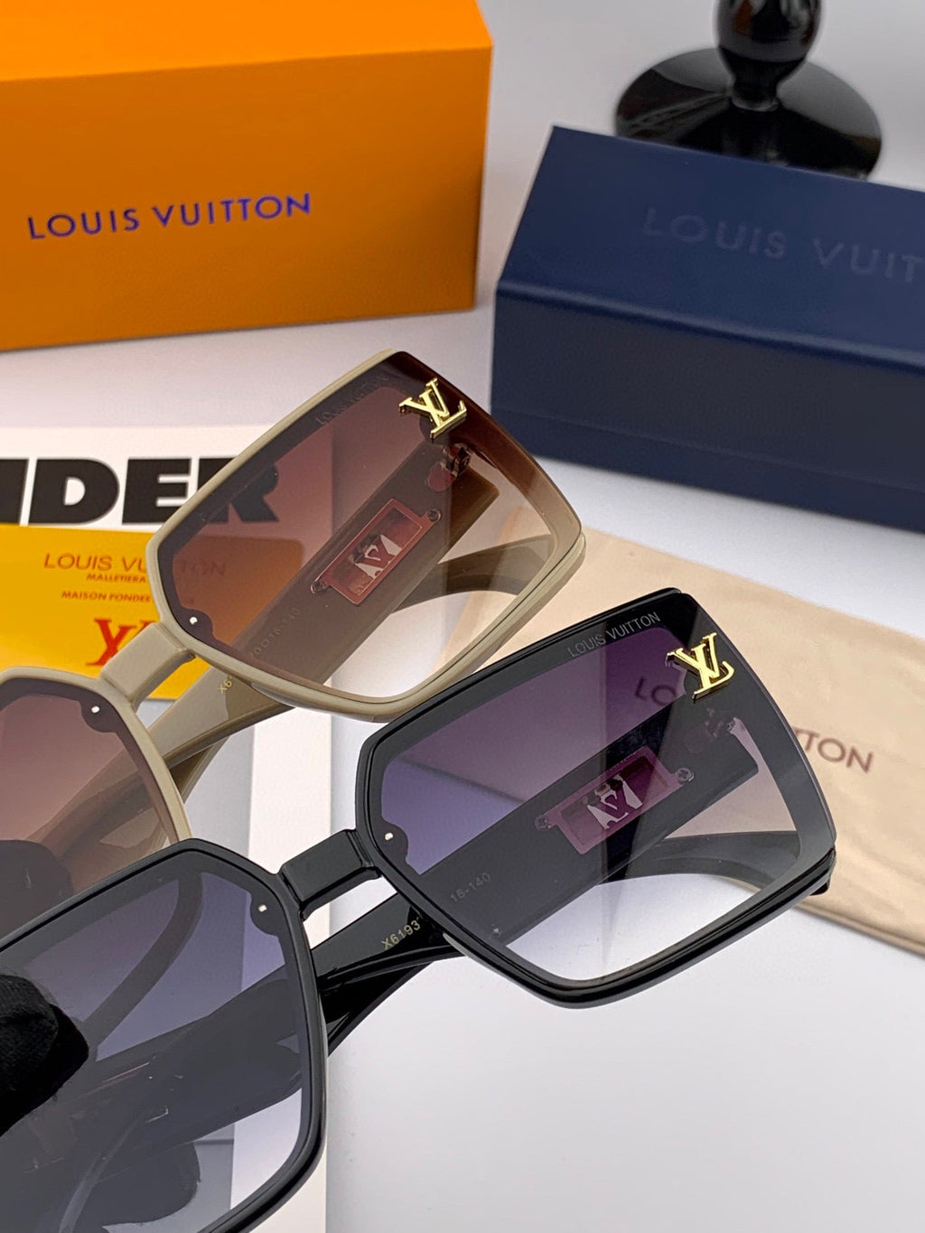 LOUIS VUITTON MONOGRAM SUNGLASSES L3619 IN ACETATE FRAME
