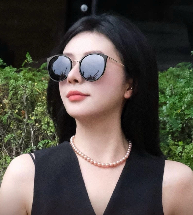 CHANEL CAT EYE SUNGLASSES CH7827 IN ACETATE FRAME METAL