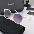 CHANEL CAT EYE SUNGLASSES CH7827 IN ACETATE FRAME METAL