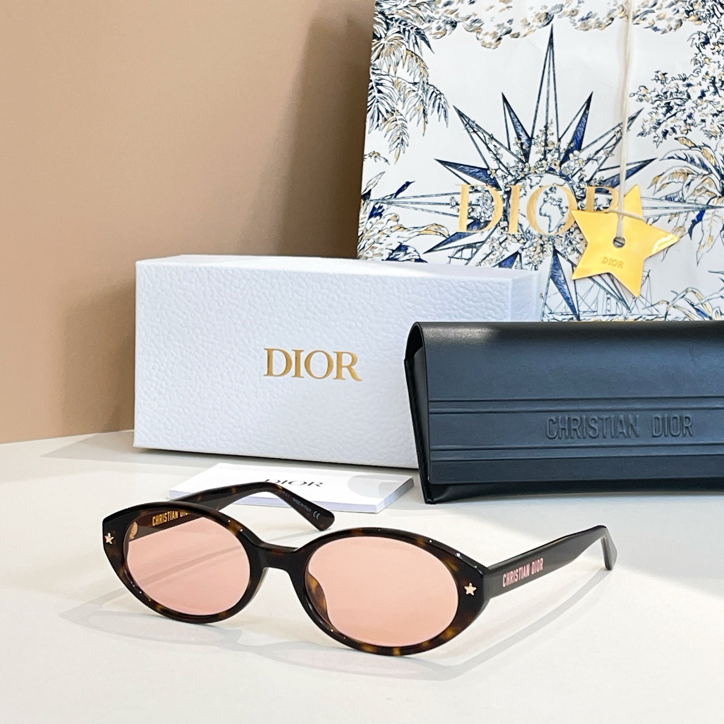 DIOR MONTAIGNE SUNGLASSES ¥ACIFIC R1F IN ACETATE