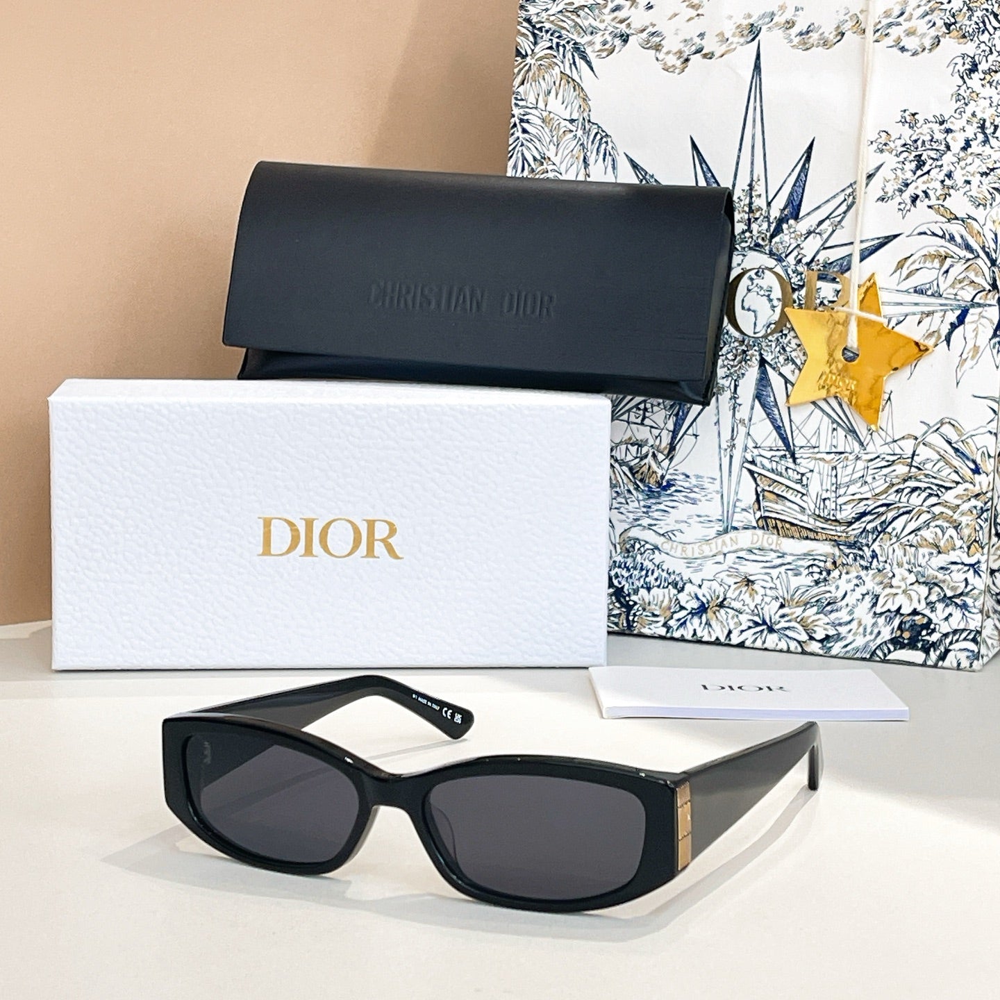 DIOR MONTAIGNE SUNGLASSES GLOW S1I IN ACETATE