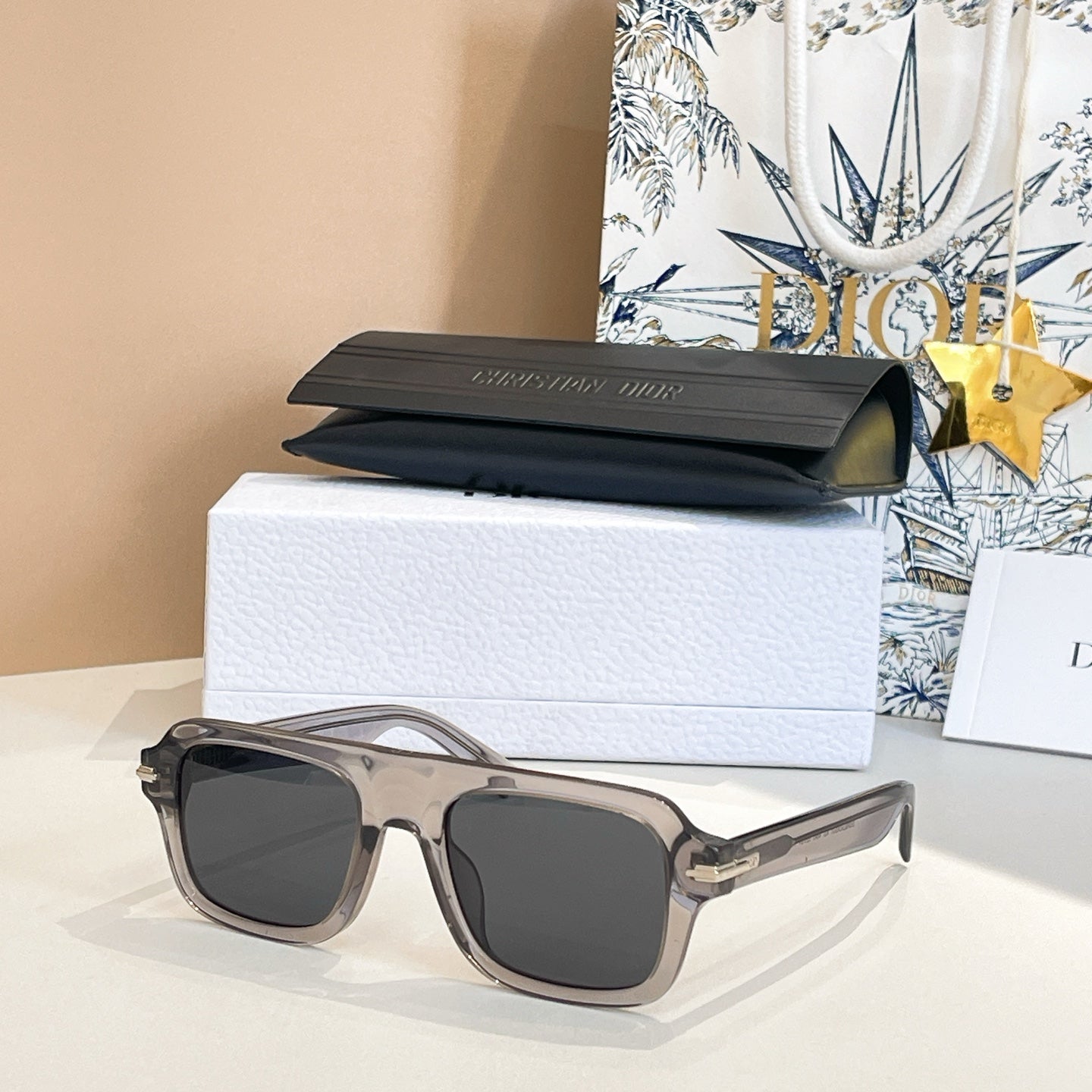 DIOR MONTAIGNE SUNGLASSES BLACKSUIT N2I IN ACETATE