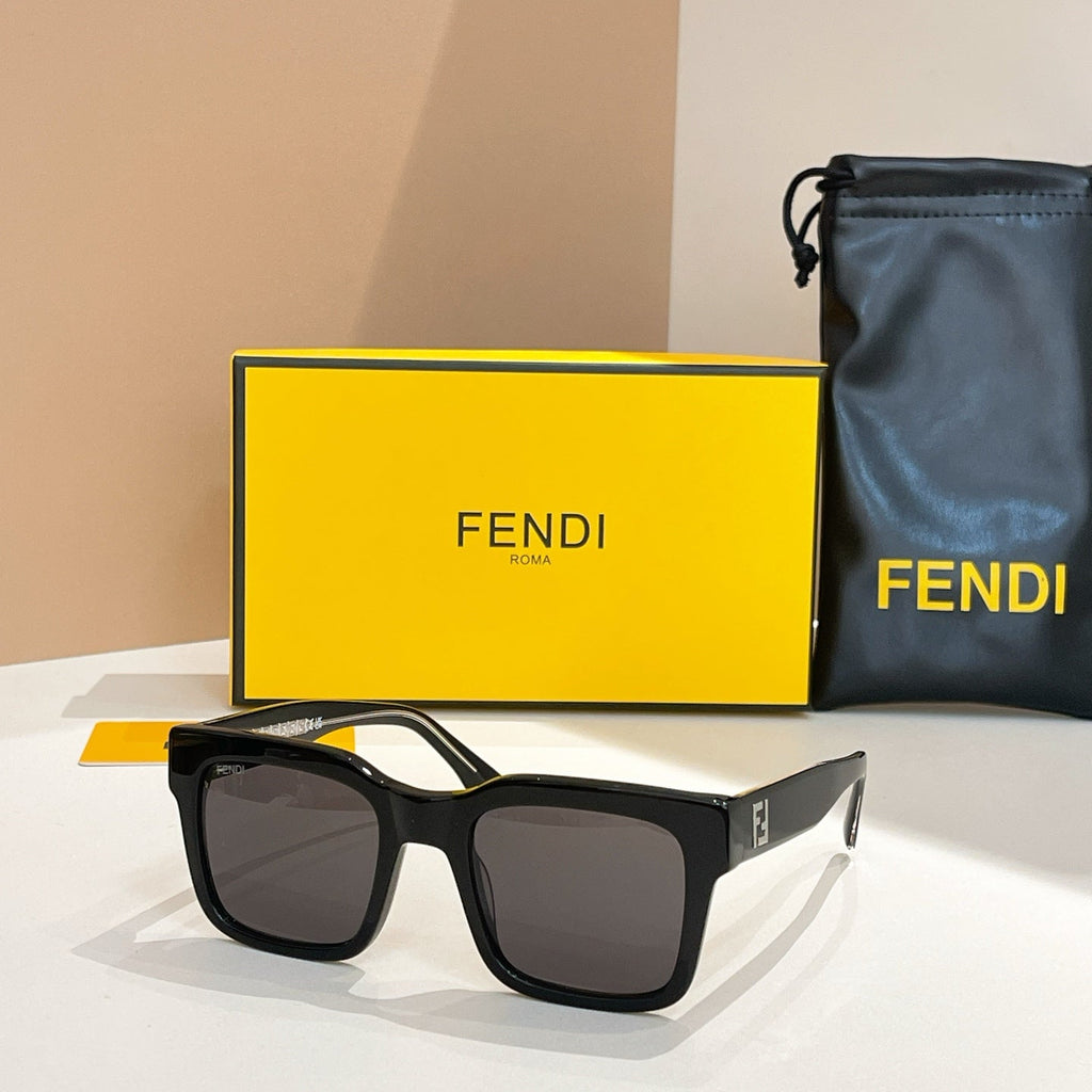 FENDI ROMA SQUARE FRAME SUNGLASSES FFF0053 IN ACETATE