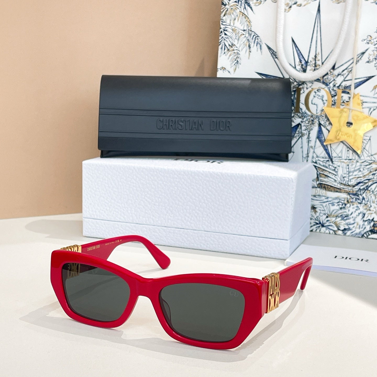 DIOR MONTAIGNE SUNGLASSES MISSS1F 581621 IN ACETATE