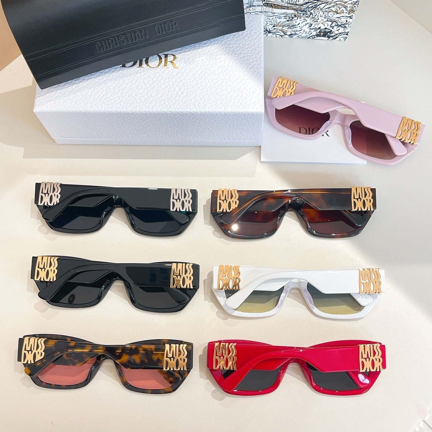 DIOR MONTAIGNE SUNGLASSES MISSS1F 581621 IN ACETATE