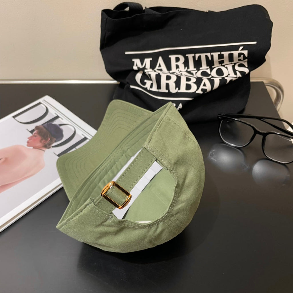 CELINE BASEBALL CAP MODEL 650701 IN GREEN COTTON