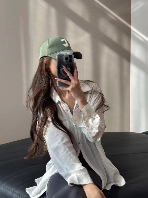 CELINE BASEBALL CAP MODEL 650701 IN GREEN COTTON