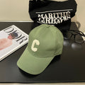 CELINE BASEBALL CAP MODEL 650701 IN GREEN COTTON