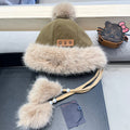 LOUIS VUITTON BEANIE HAT IN BROWN WOOL AND COTTON 419745
