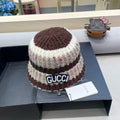 GUCCI STRIPED KNITTED BUCKET HAT COLORFUL 428102