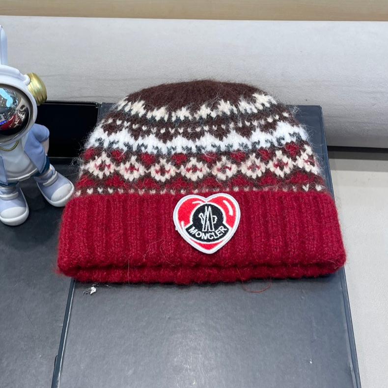 MONCLER BEANIE HAT IN COLORFUL WOOL 438147