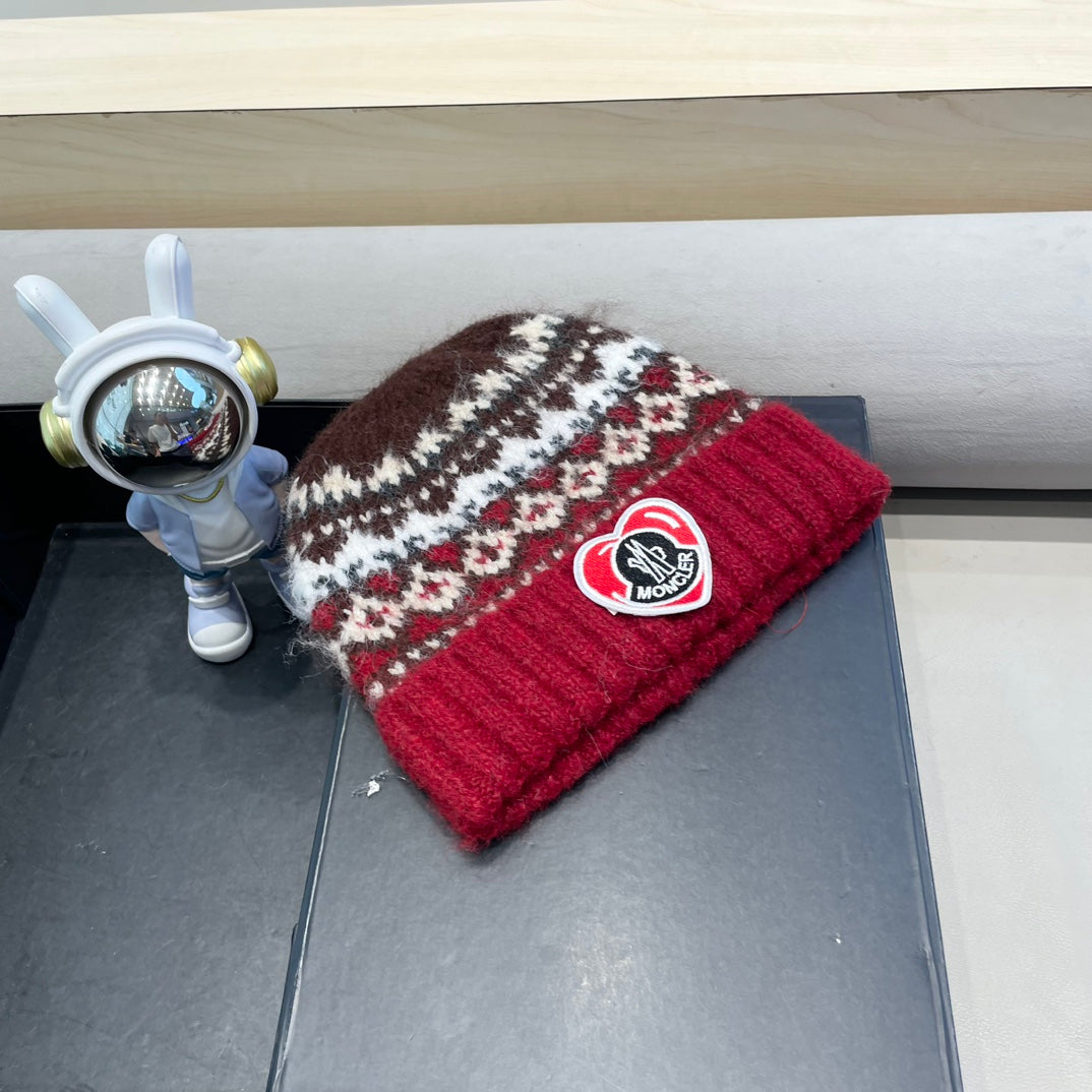 MONCLER BEANIE HAT IN COLORFUL WOOL 438147