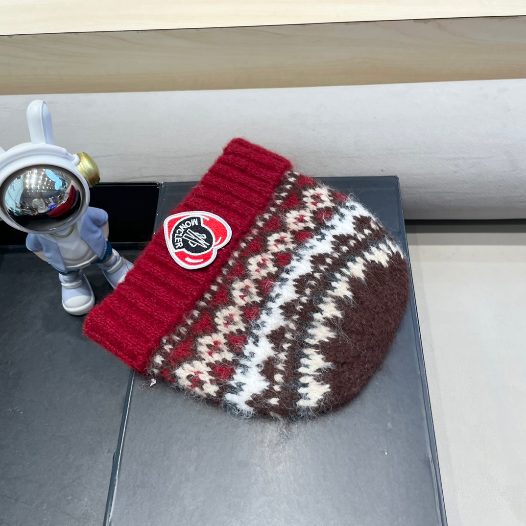 MONCLER BEANIE HAT IN COLORFUL WOOL 438147