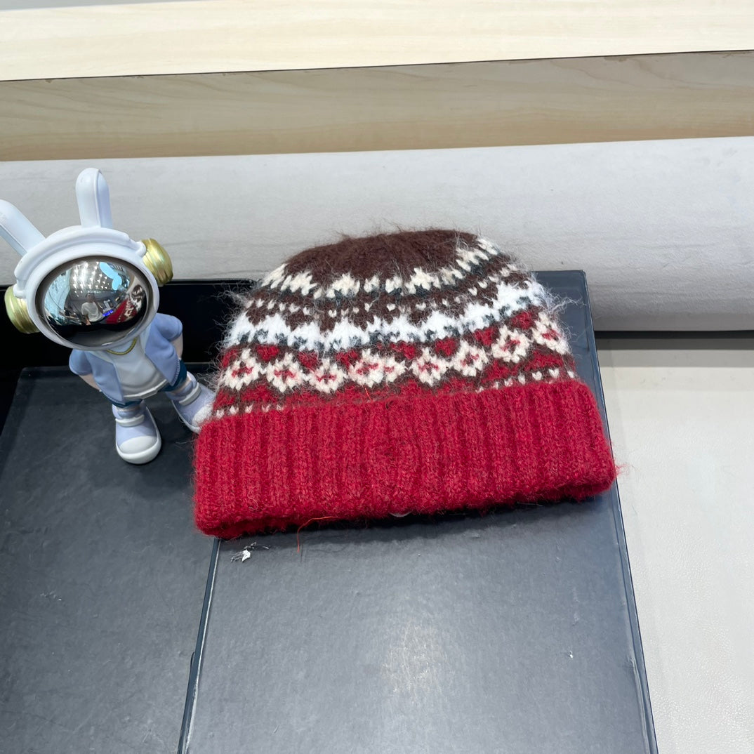MONCLER BEANIE HAT IN COLORFUL WOOL 438147
