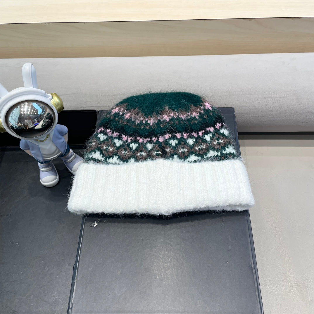 MONCLER BEANIE HAT IN COLORFUL WOOL 438144
