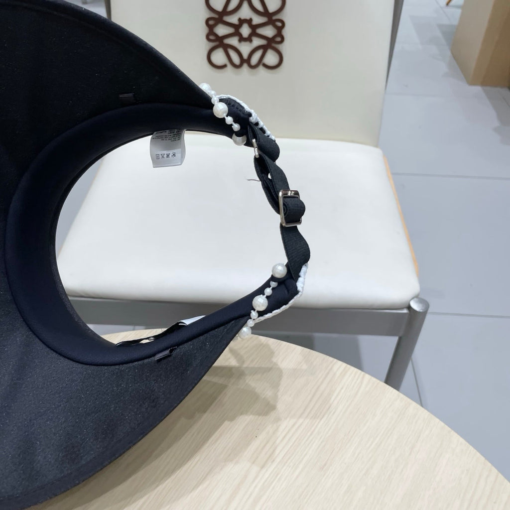 CHANEL SUN HAT MODEM BLACK 674080
