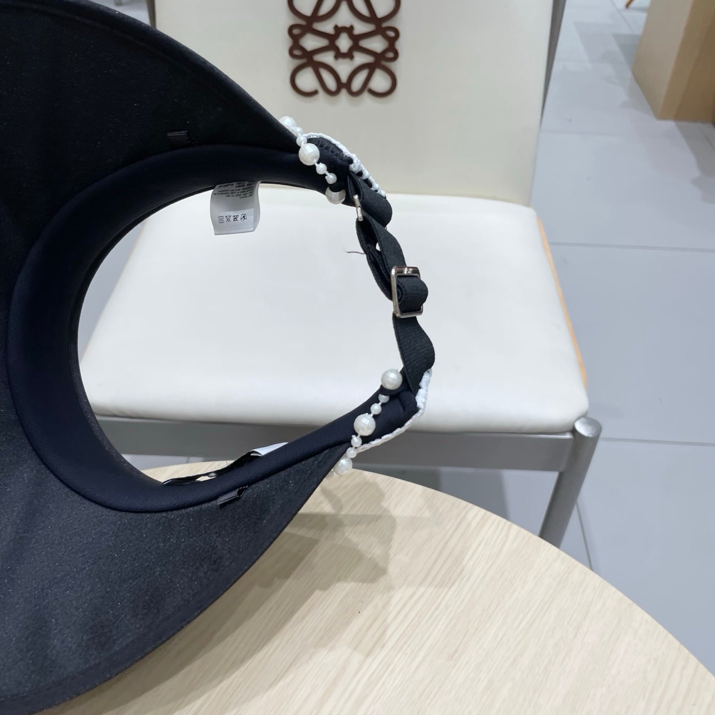 CHANEL SUN HAT MODEM BLACK 674080