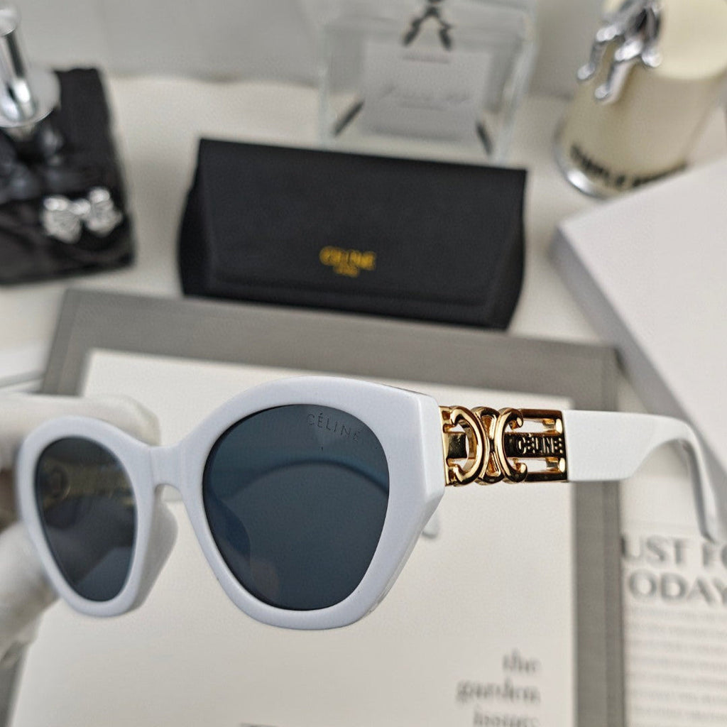 CELINE TRIOMPHE SUNGLASSES 58035 IN ACETATE
