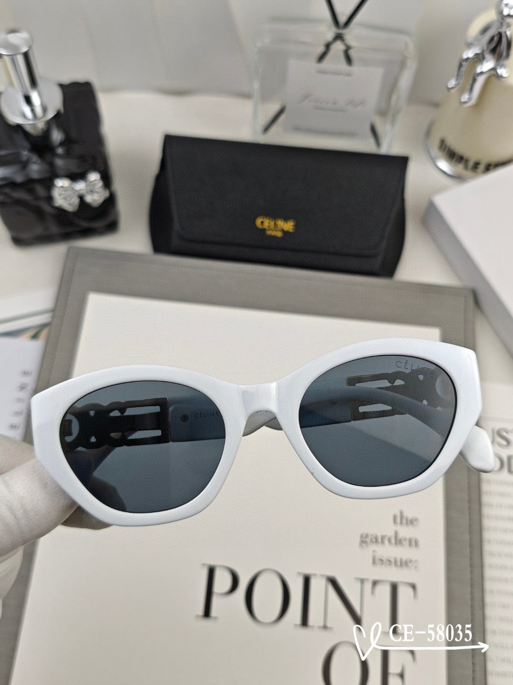 CELINE TRIOMPHE SUNGLASSES 58035 IN ACETATE