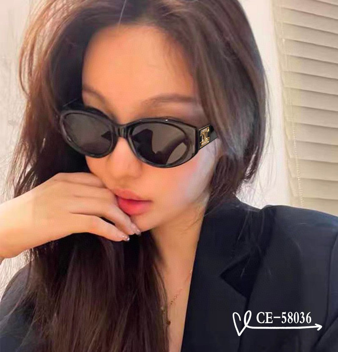 CELINE TRIOMPHE SUNGLASSES 58036 IN ACETATE