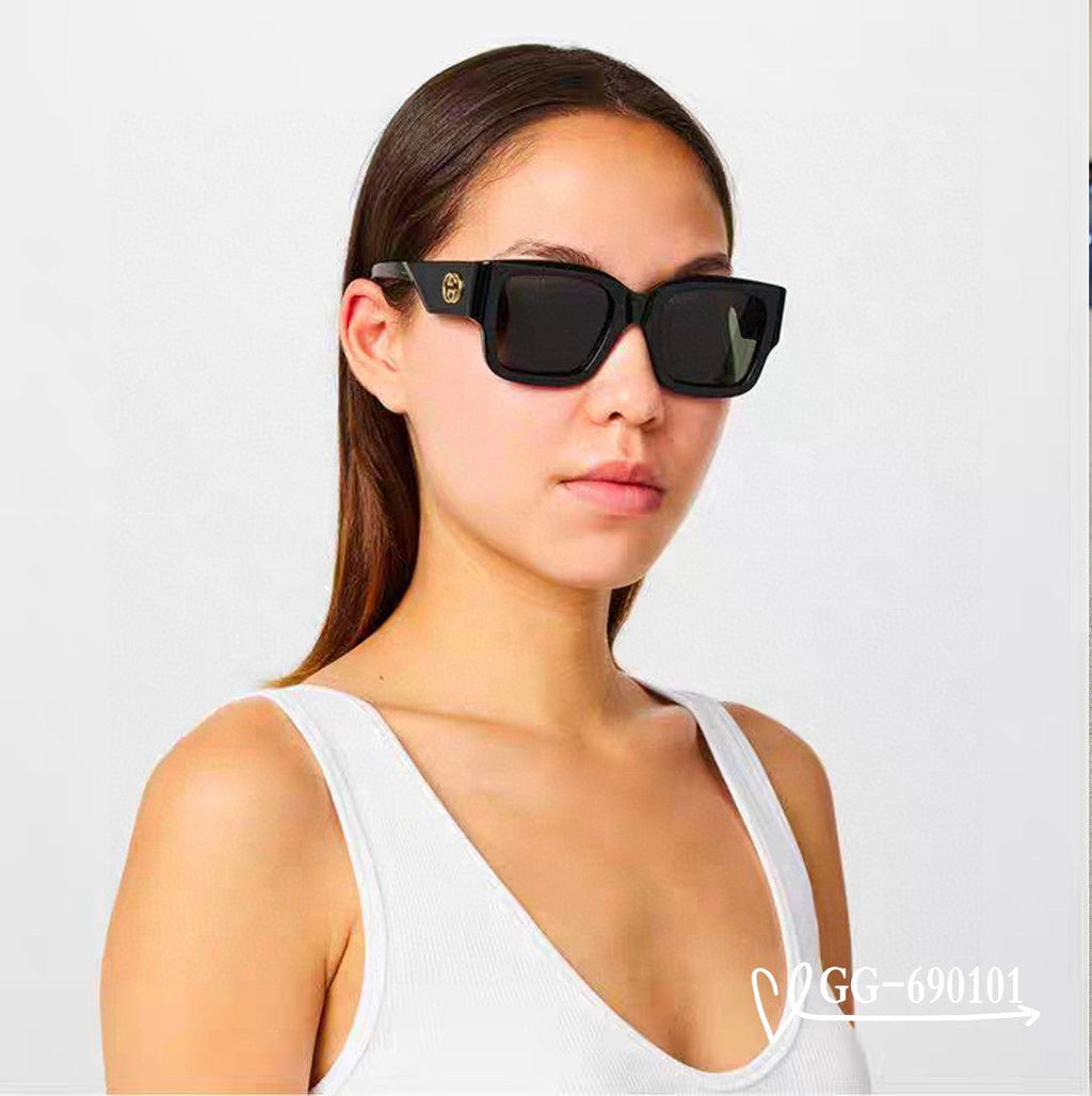 GUCCI SQUARE FRAME SUNGLASSES 69101 IN ACETATE