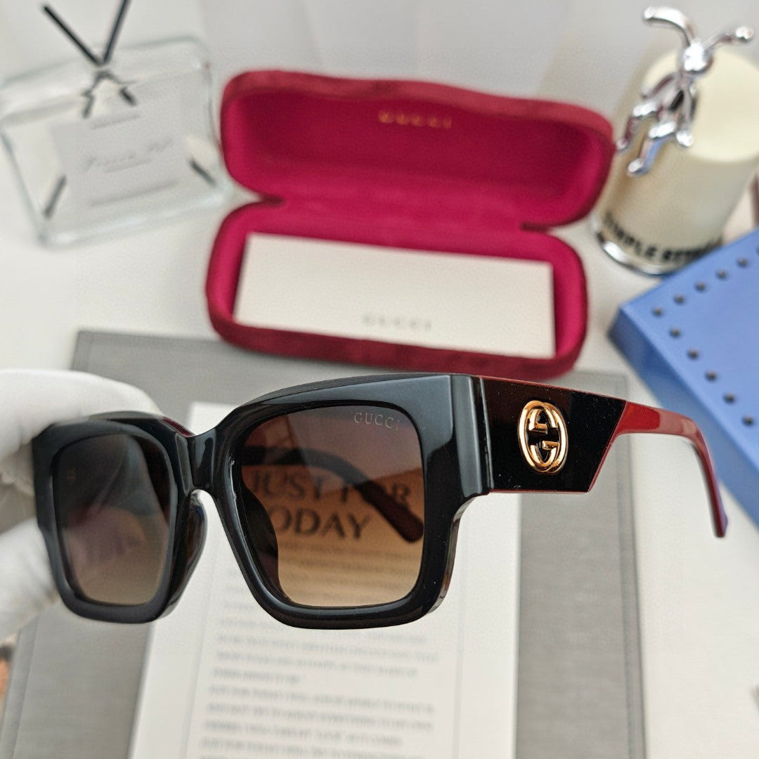 GUCCI SQUARE FRAME SUNGLASSES 69101 IN ACETATE