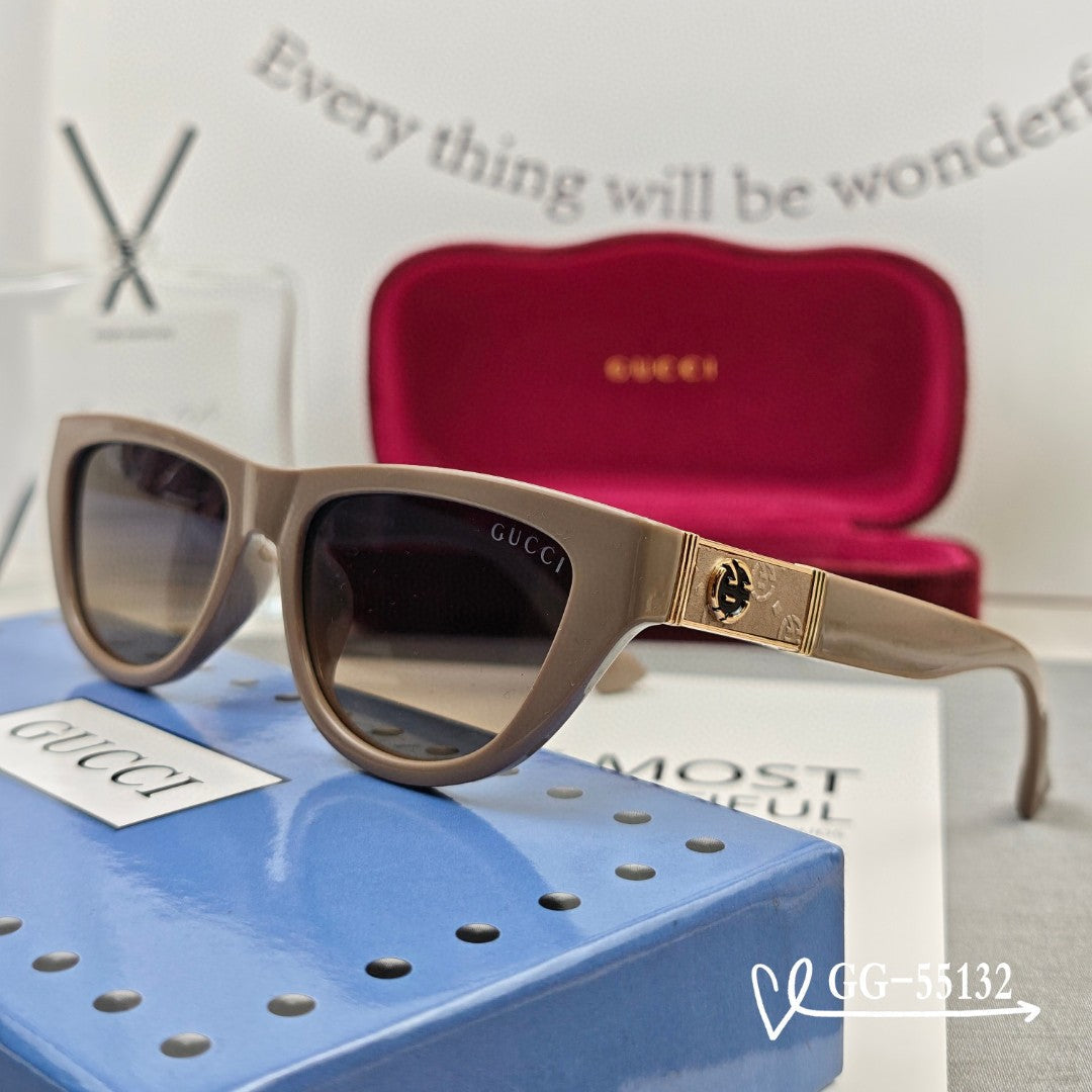 GUCCI CAT EYE FRAME SUNGLASSES 55132 IN ACETATE