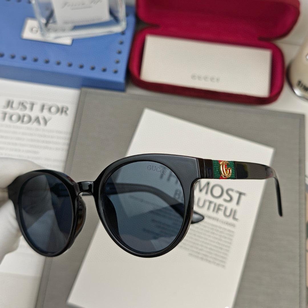 GUCCI ROUND FRAME SUNGLASSES 59898 IN ACETATE