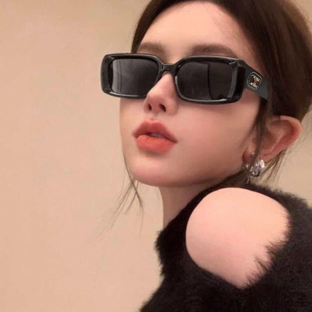 CELINE TRIOMPHE BOLD SQUARE SUNGLASSES 55148 IN ACETATE