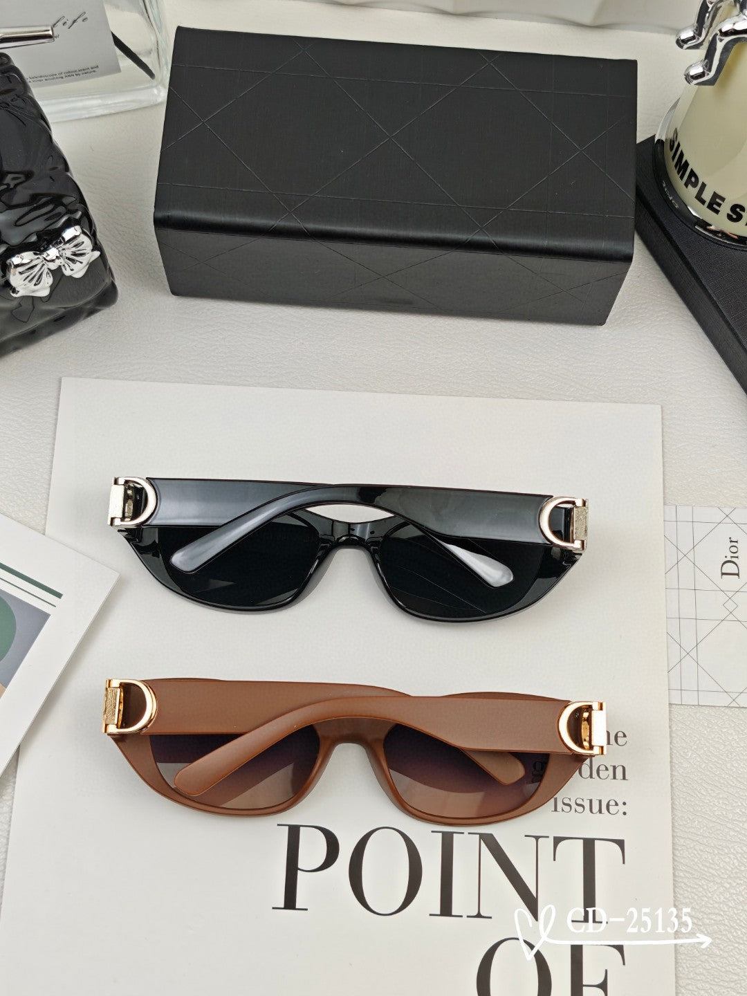 DIOR MONTAIGNE SUNGLASSES 25135 IN ACETATE