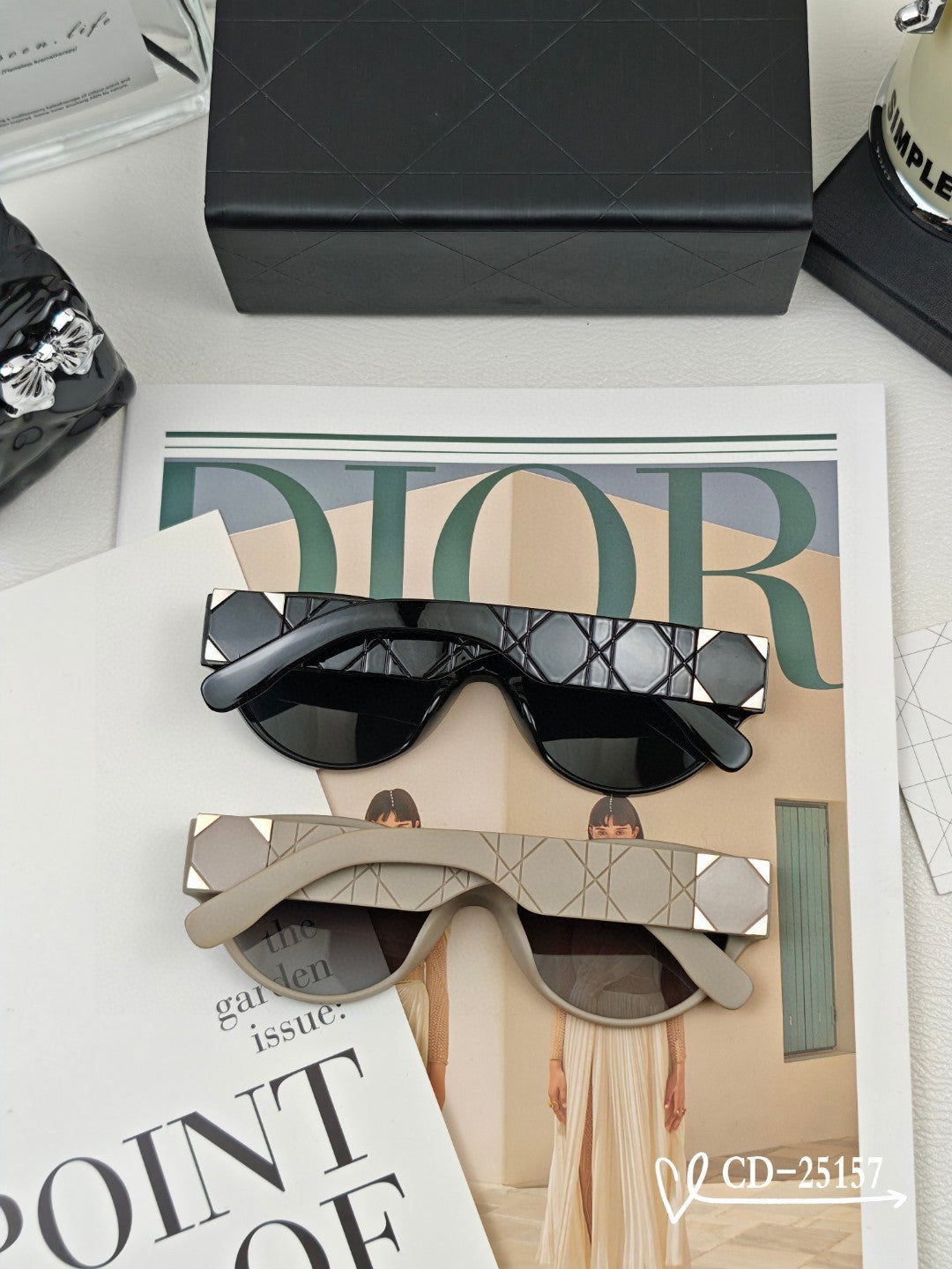 DIOR MONTAIGNE SUNGLASSES 25157 IN ACETATE