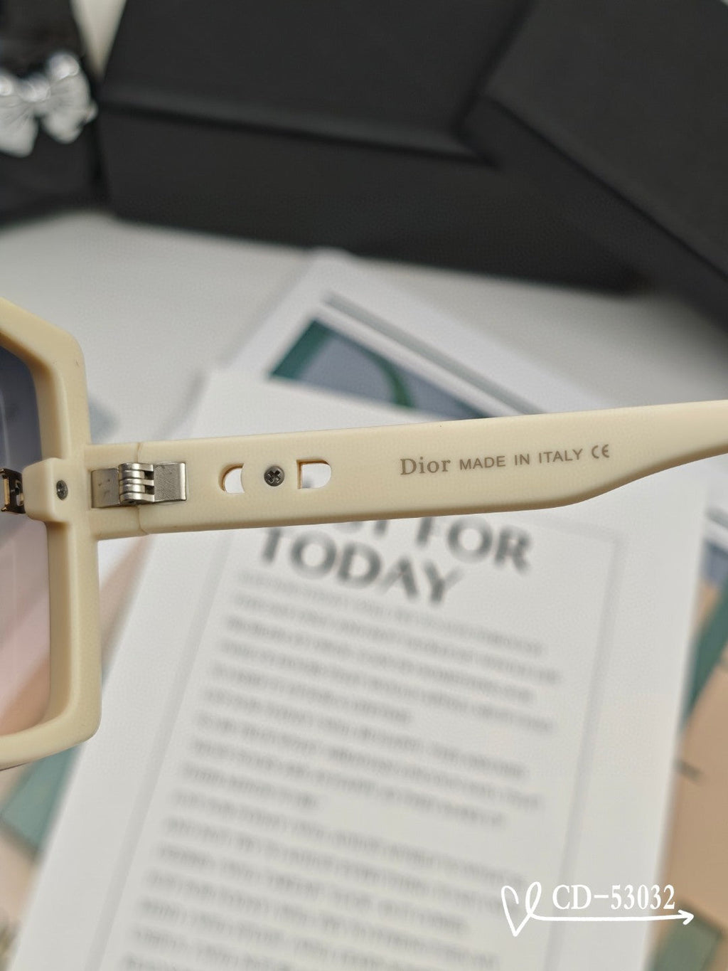 DIOR MONTAIGNE SUNGLASSES 53032 IN ACETATE