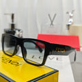 FENDI DIAGONAL RECTANGULAR FRAME SUNGLASSES 69103 IN ACETATE