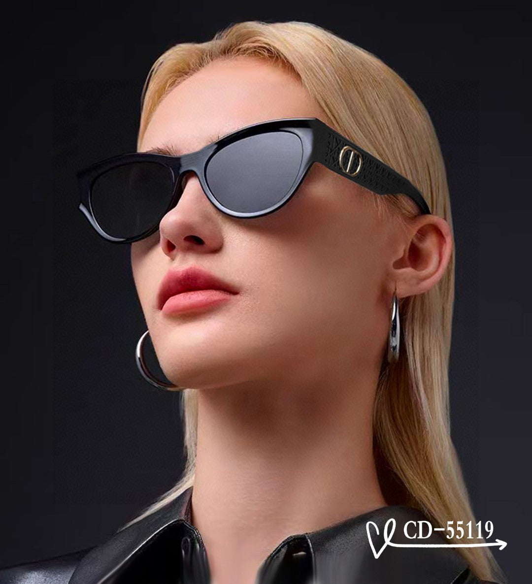 DIOR MONTAIGNE SUNGLASSES 55119 IN ACETATE