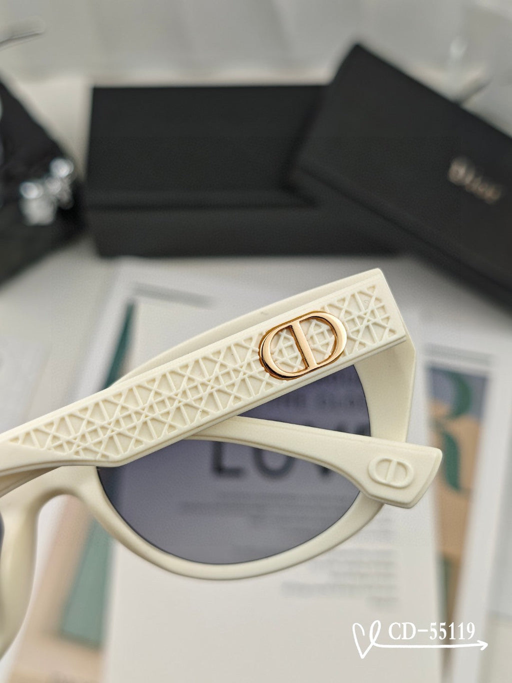DIOR MONTAIGNE SUNGLASSES 55119 IN ACETATE