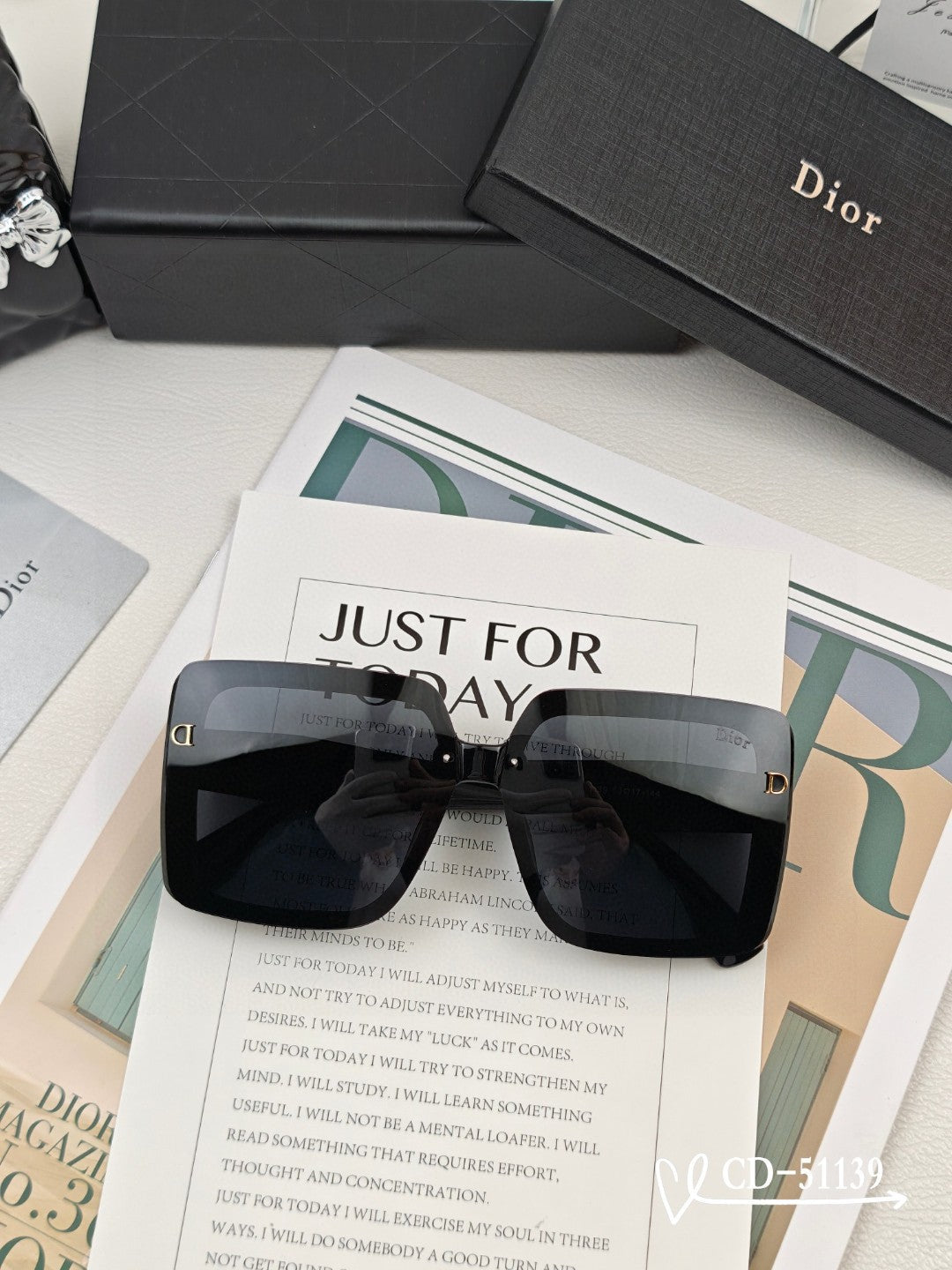 DIOR MONTAIGNE SUNGLASSES 51139 IN ACETATE