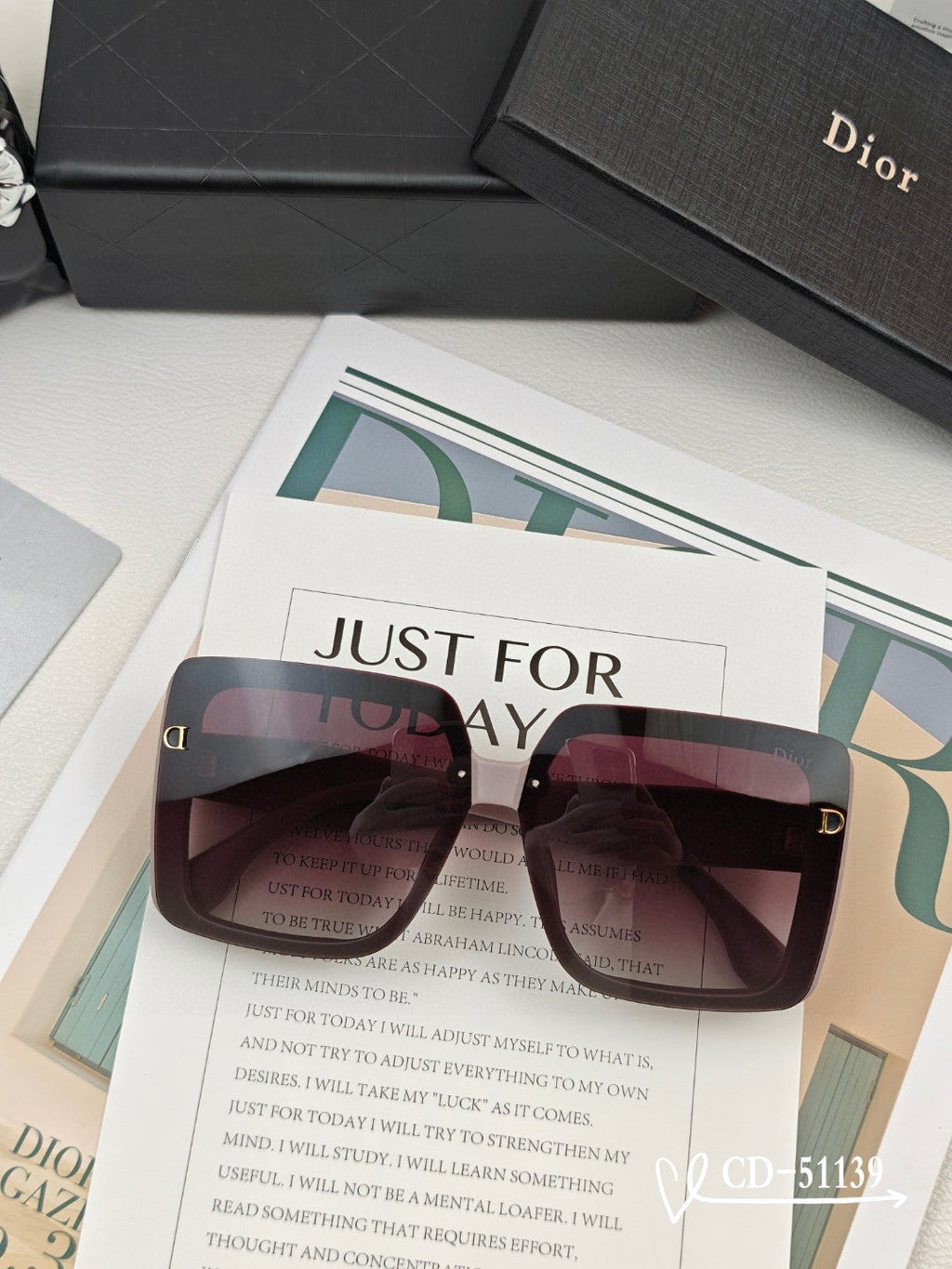 DIOR MONTAIGNE SUNGLASSES 51139 IN ACETATE