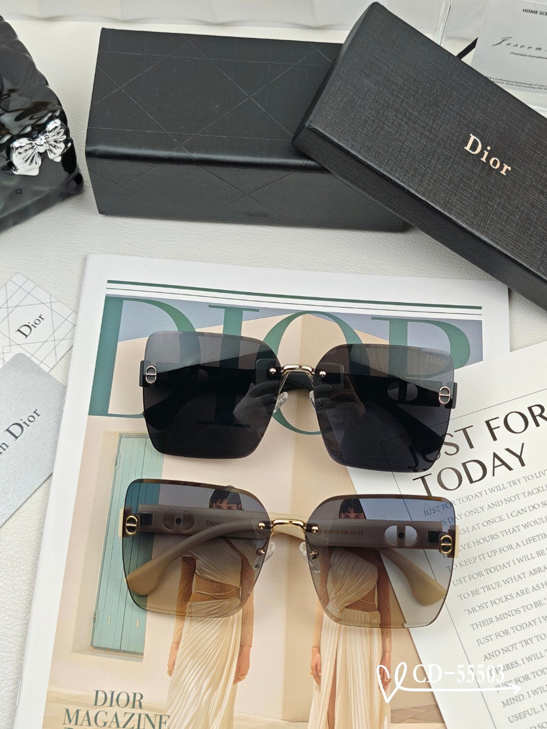 DIOR MONTAIGNE SUNGLASSES 55503 IN ACETATE
