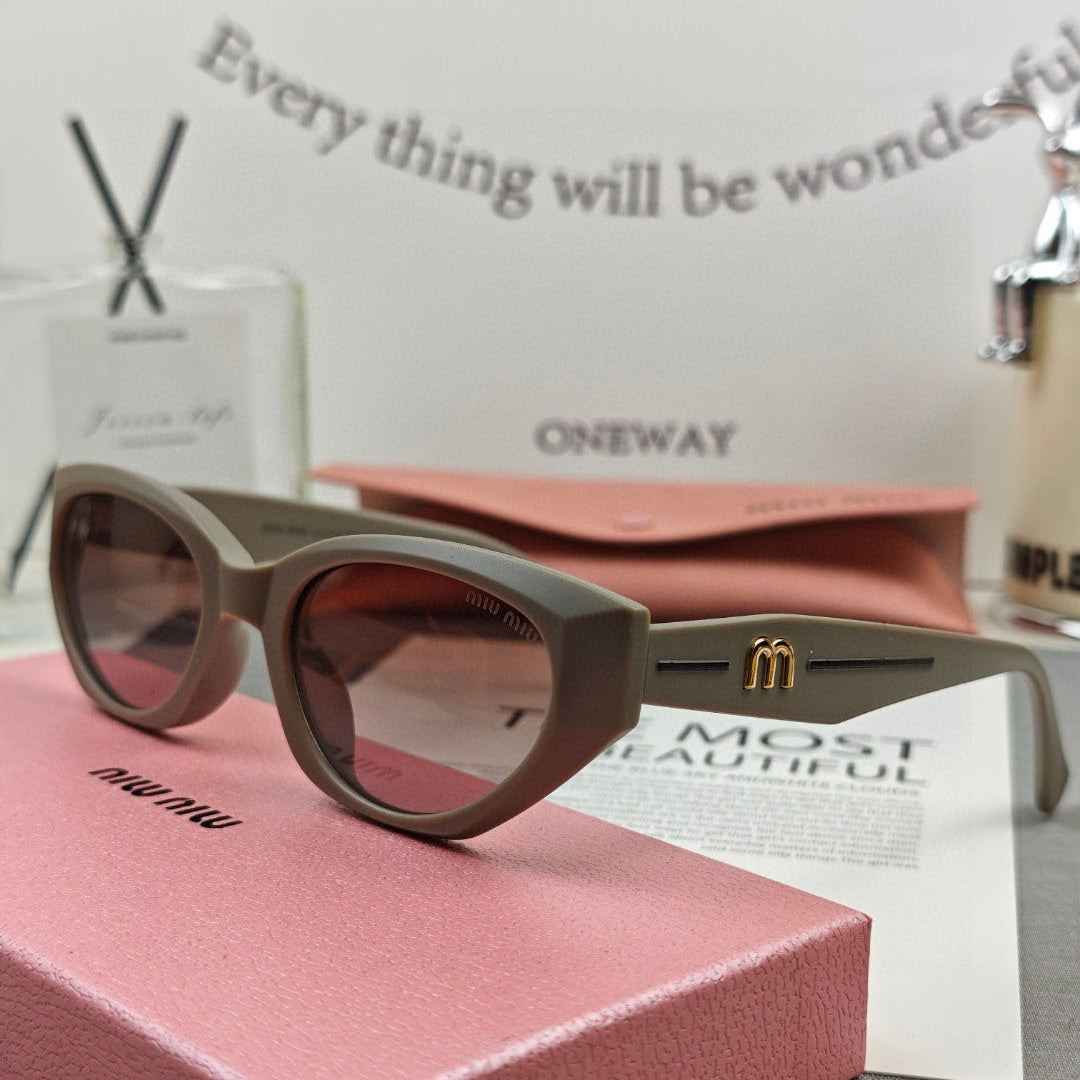 MIU MIU LOGO SUNGLASSES 55107 IN ACETATE