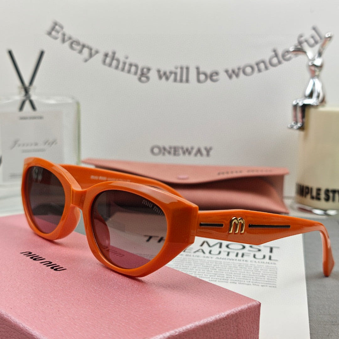 MIU MIU LOGO SUNGLASSES 55107 IN ACETATE