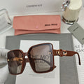 MIU MIU RUNWAY SQUARE SUNGLASSES 59905 IN ACETATE