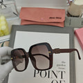 MIU MIU RUNWAY SQUARE SUNGLASSES 53044 IN ACETATE