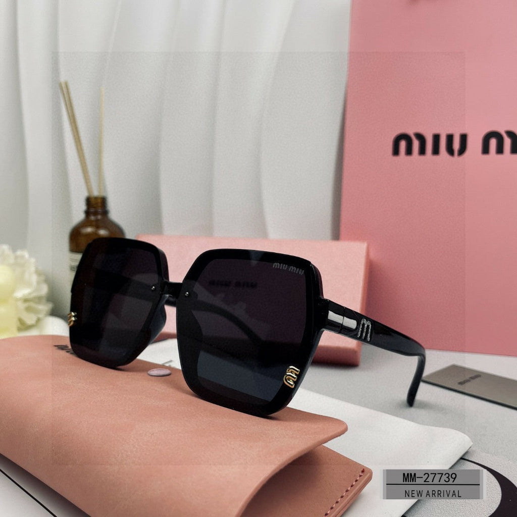 MIU MIU RUNWAY SQUARE SUNGLASSES 27739 IN ACETATE