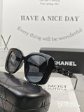 CHANEL SQUARE SUNGLASSES 55133 IN ACETATE METAL FRAME